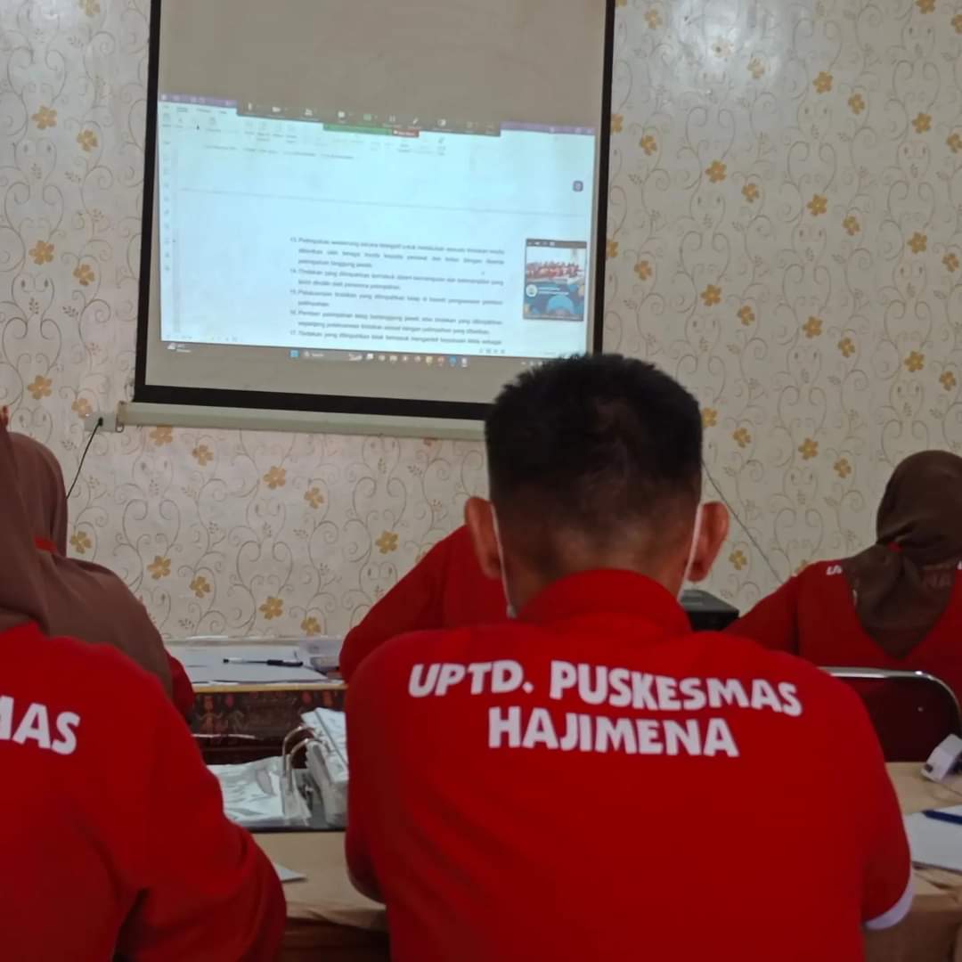 FB_IMG_1702129343962 Kepala Dinas Kesehatan Lampung Selatan Dampingi Re-Akreditasi Puskesmas Hajimena Secara Daring