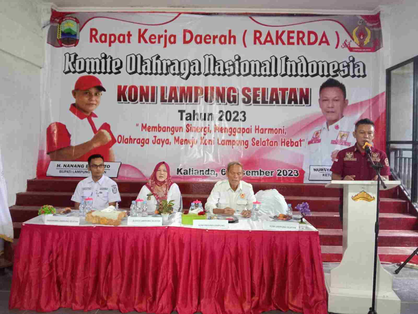 IMG-20231206-WA0014_86bQZZWW5L Mantapkan Program, KONI Lampung Selatan Gelar RAKERDA