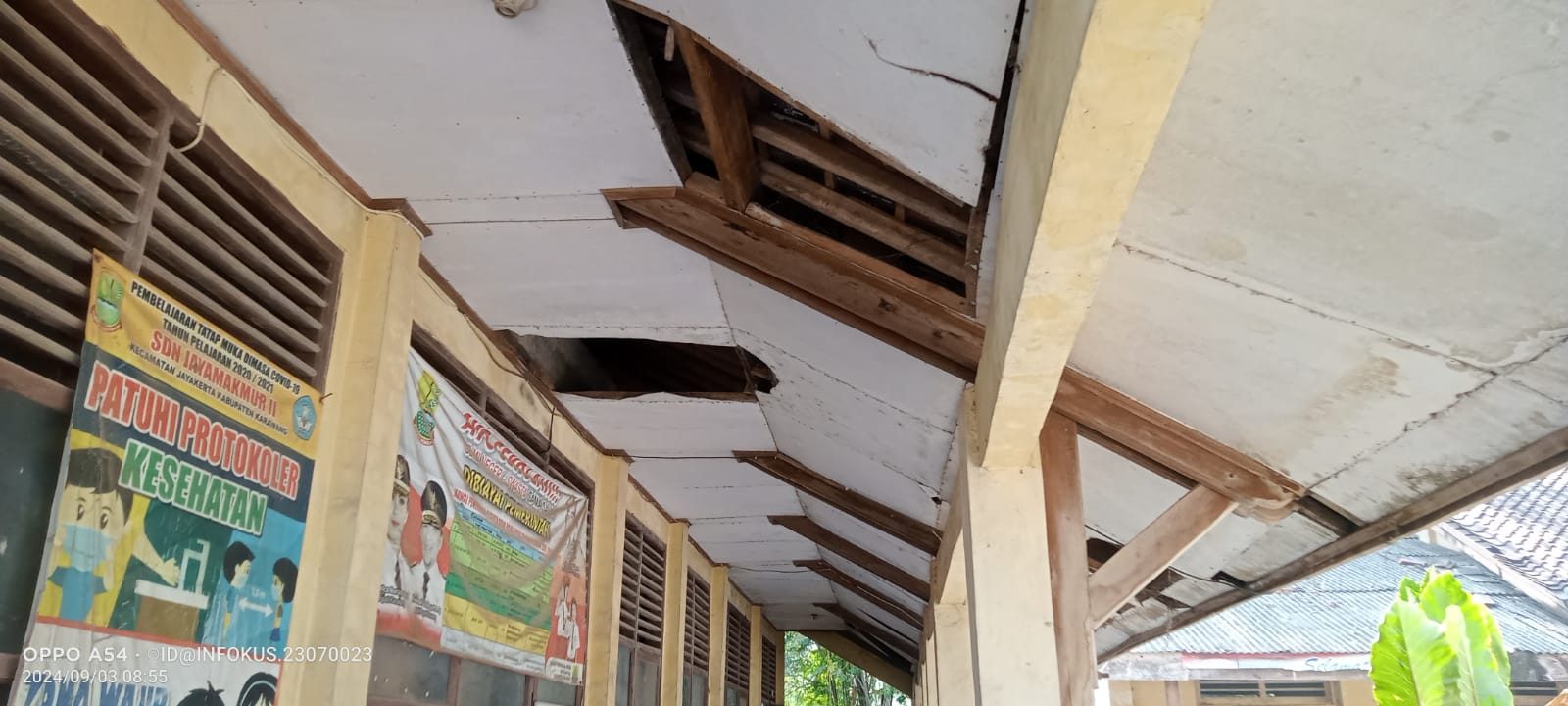 IMG-20240904-WA0039 Memprihatinkan, Gedung Sekolah SDN JAYA MAKMUR 2 Butuh Perhatian Pemerintah.