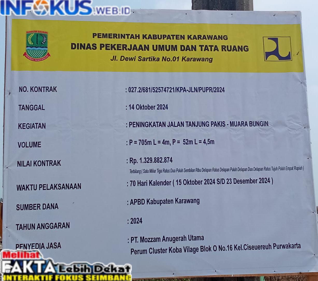 IMG-20250130-WA0001 Pembangunan Jalan Tanjungpakis-Muara Bungin Rampung, Namun Masih Menyisakan Masalah