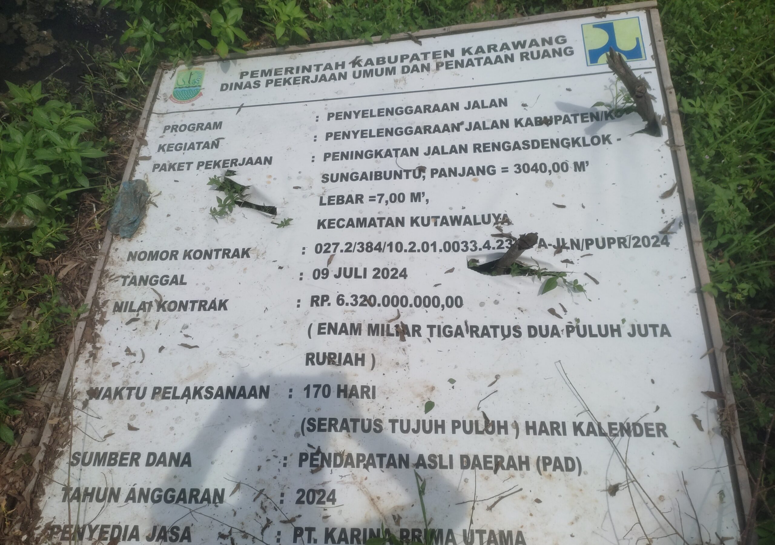 IMG_20250227_114130-1-scaled Anggaran Milyaran Rupiah, Jalan Rengasdengklok-Pedes Mulai Rusak